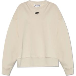 Munthe, Dames, Sweatshirts & Hoodies, Beige, Maat: XS Katoen,