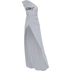 Dsquared2, Dames, Jurken, Grijs, Maat: XS Katoen,