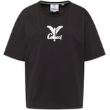 Carlo Colucci - Logo Oversize T-Shirt - Zwart - Dames