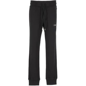 Versace Jeans Couture, Heren, Broeken, Zwart, Maat: L Katoen,