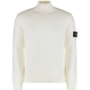 Stone Island, Heren, Truien, Beige, Maat: M Katoen,