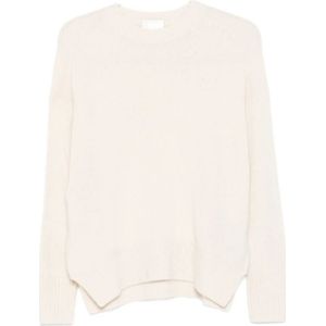 Allude, Dames, Truien, Beige, Maat: S Wol,