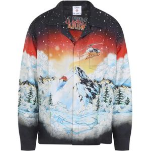 Casablanca, Heren, Overhemden, Veelkleurig, Maat: XL Zijde,