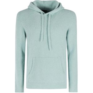 Roberto Collina, Heren, Sweatshirts & Hoodies, Blauw, Maat: L Katoen,