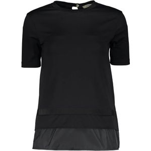 Herno, Dames, Tops, Zwart, Maat: S Katoen,