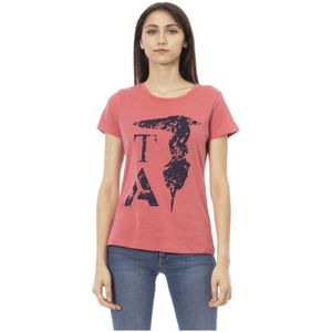 Trussardi, Dames, Tops, Roze, Maat: XS