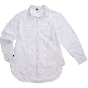 Blauer, Dames, Blouses & Shirts, Wit, Maat: M