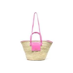 Jacquemus Neon Pink Le Panier Soli Mand , Pink , Dames , Maat: ONE Size