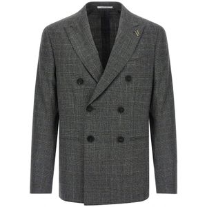 Pal Zileri, Heren, Jassen, Grijs, Maat: XL Wol,