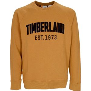 Timberland, Heren, Sweatshirts & Hoodies, Bruin, Maat: S Katoen,
