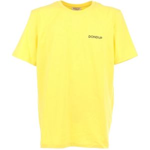 Dondup, Heren, Tops, Geel, Maat: S Katoen,