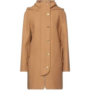 Love Moschino, Dames, Mantels, Bruin, Maat: L