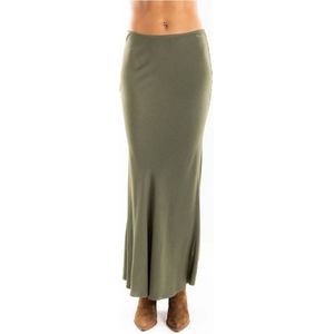 Brand Unique, Dames, Rokken, Groen, Maat: M Viscose,