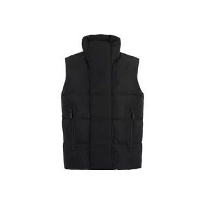 Dsquared2 Field Vest met volledige ritssluiting , Black , Heren , Maat: L