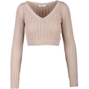 Max Mara, Dames, Truien, Beige, Maat: S Wol,
