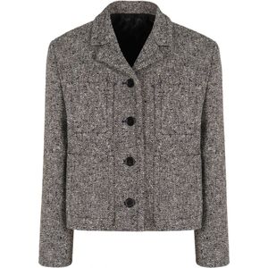 Gucci, Dames, Jassen, Grijs, Maat: XS Katoen,