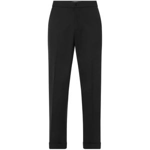 Philipp Plein, Heren, Broeken, Zwart, Maat: M