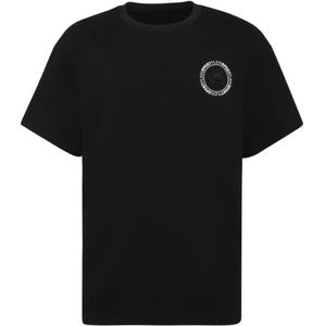 Plein Sport, Heren, Tops, Zwart, Maat: XS Katoen,