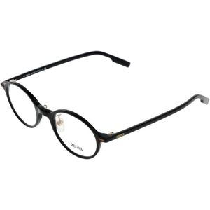 Zegna - Ronde Optische Monturen - Zwart - Heren
