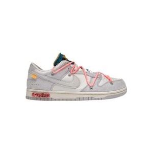 Nike Beperkte oplage Off-White Dunk Low Lot 19 , Multicolor , Heren , Maat: 42 1/2 EU