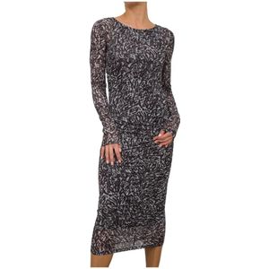 Patrizia Pepe, Dames, Jurken, Veelkleurig, Maat: S Poliester,