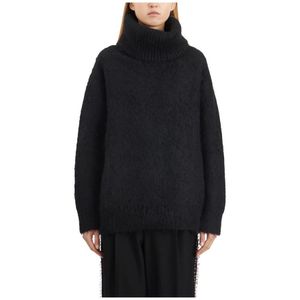 Junya Watanabe, Dames, Truien, Zwart, Maat: M Wol,