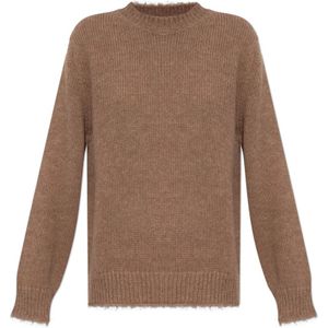 Jil Sander, Dames, Truien, Bruin, Maat: S Wol,