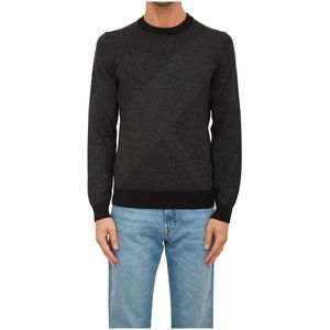 Hugo, Heren, Truien, Zwart, Maat: M Wol,