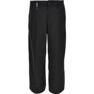 Versace Jeans Couture, Heren, Broeken, Zwart, Maat: M