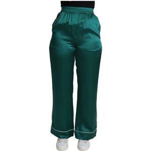 Dolce & Gabbana - Pyjamabroek - Groen - 100% Zijde
