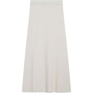 Max Mara, Dames, Rokken, Beige, Maat: S Kasjmier,