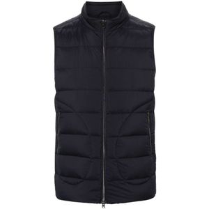 Herno, Heren, Jassen, Blauw, Maat: 2XL Polyamide,
