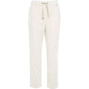 Herno, Dames, Broeken, Wit, Maat: M Corduroy,