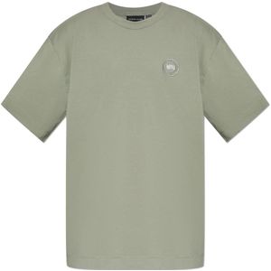 Canada Goose, Heren, Tops, Groen, Maat: 2XL Katoen,