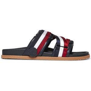 Moncler, Heren, Schoenen, Blauw, Maat: 40 EU Leer,