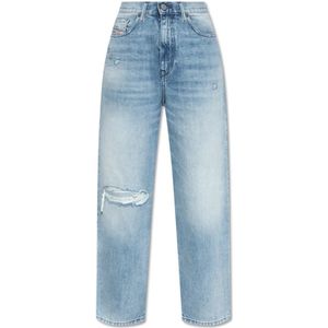 Diesel, Dames, Jeans, Blauw, Maat: W26 L30 Katoen,