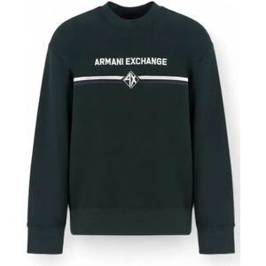 Armani Exchange - Sweatshirt - Zwart - Katoen