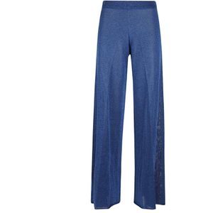 Circus Hotel, Dames, Broeken, Blauw, Maat: M Viscose,