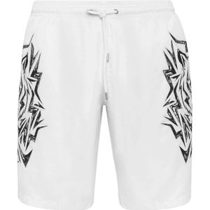 Plein Sport, Heren, Badkleding, Wit, Maat: XL