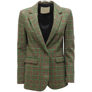 Emma&Gaia, Dames, Jassen, Groen, Maat: 2XS Wol,