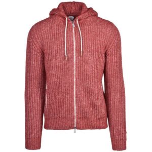 Eleventy, Heren, Truien, Rood, Maat: XL Katoen,