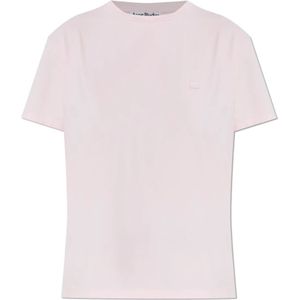 Acne Studios, Dames, Tops, Roze, Maat: S Katoen,