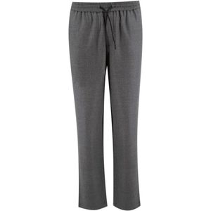 Sease, Heren, Broeken, Grijs, Maat: L Wol,