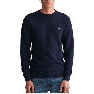 Gant, Heren, Truien, Blauw, Maat: S