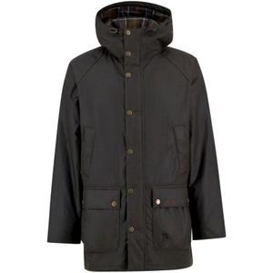 Barbour, Heren, Mantels, Groen, Maat: L Poliester,