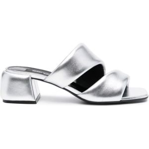 Sergio Rossi, Dames, Schoenen, Grijs, Maat: 36 EU Leer,