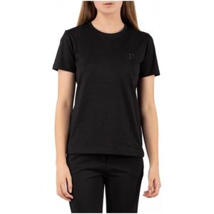 Dondup, Dames, Tops, Zwart, Maat: S Katoen,
