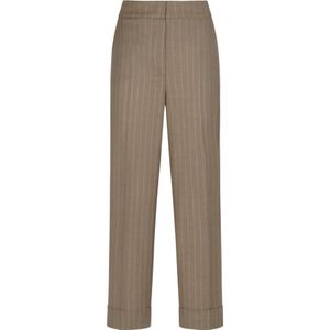Peserico, Dames, Broeken, Beige, Maat: XL