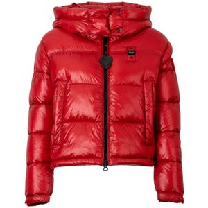 Blauer, Dames, Jassen, Rood, Maat: M Nylon,