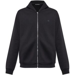 Acne Studios, Heren, Sweatshirts & Hoodies, Zwart, Maat: M Katoen,